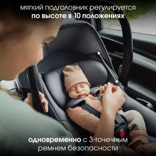 Комплект 3в1 Britax Roemer коляска SMILE 5Z LUX|Warm Caramel + автокресло BABY-SAFE PRO Space Black