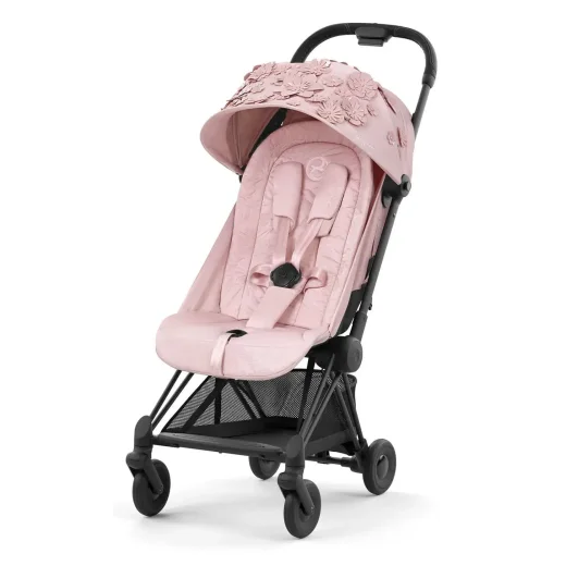 Коляска прогулочная Cybex Coya FE SIMPLY FLOWERS PINK
