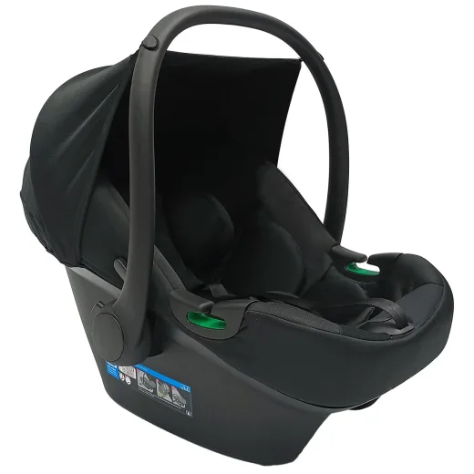 Автокресло группы 0+ Sweet Baby Elegante Stella Black (с адаптером)