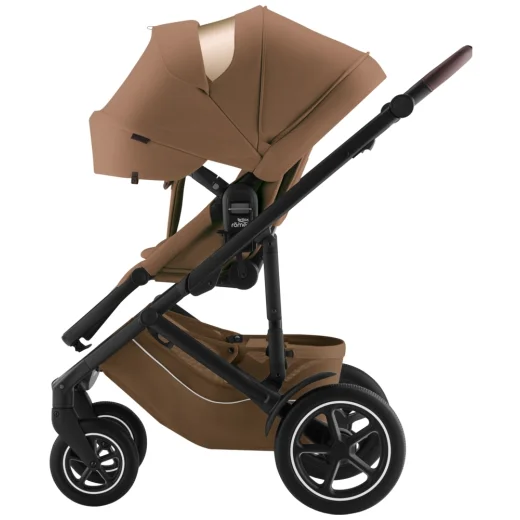 Комплект 3в1 Britax Roemer коляска SMILE 5Z LUX|Warm Caramel + автокресло BABY-SAFE PRO Space Black