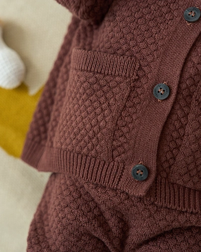 Кардиган детский Loomknits Шоколад LW5311