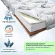 Матрас беспружинный Pituso стеганый трикотаж Coco Lat 120х60х12
