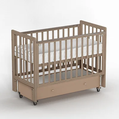 Кроватка Antemi Classic Sleep Premium с маятником и ящиком 120*60