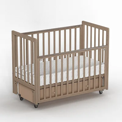 Кроватка Antemi Classic Sleep Premium с маятником и ящиком 120*60