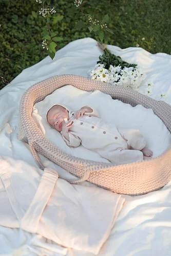 Комплект на выписку Babyedel 4 предмета для мальчика, муслин