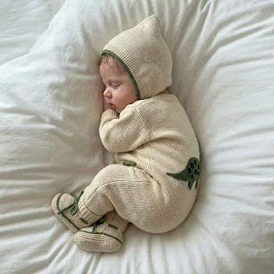 Комплект 3в1 Mimibaby "Дино", хлопок