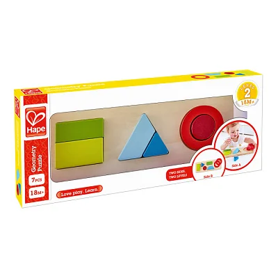 Игрушка Hape сортер деревянный "Цвета и формы" (7 предметов)