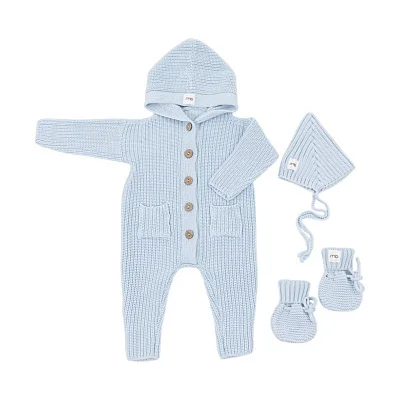 Комплект 3в1 Mimibaby с капюшоном, хлопок