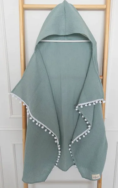 Пеленка муслиновая с капюшоном Lappetti