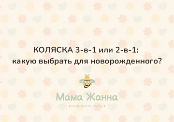 Коляска 3-в-1 или 2-в-1: что выбрать для новорожденного? 