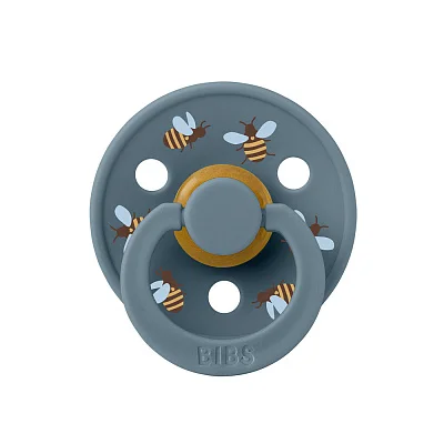 Пустышка латексная BIBS Studio Colour - Bumblebee Friends, 6+ мес.