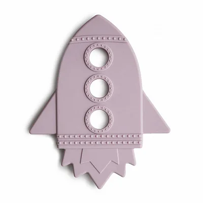 Прорезыватель силиконовый BIBS Rocket Lilac