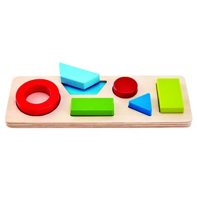 Игрушка Hape сортер деревянный "Цвета и формы" (7 предметов)