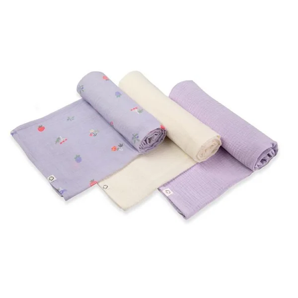 Пеленки муслиновые BUBA Kids 3 шт. 75х75