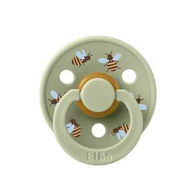 Пустышка латексная BIBS Studio Colour - Bumblebee Friends, 6+ мес.