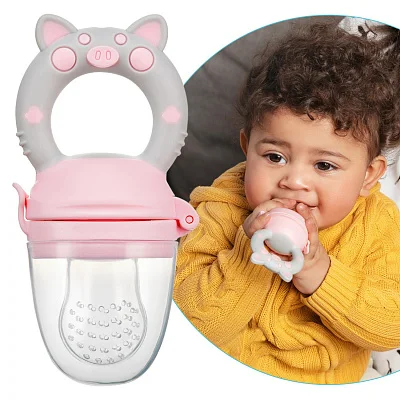 Ниблер Roxy Kids для прикорма с силиконовой сеточкой Piggy