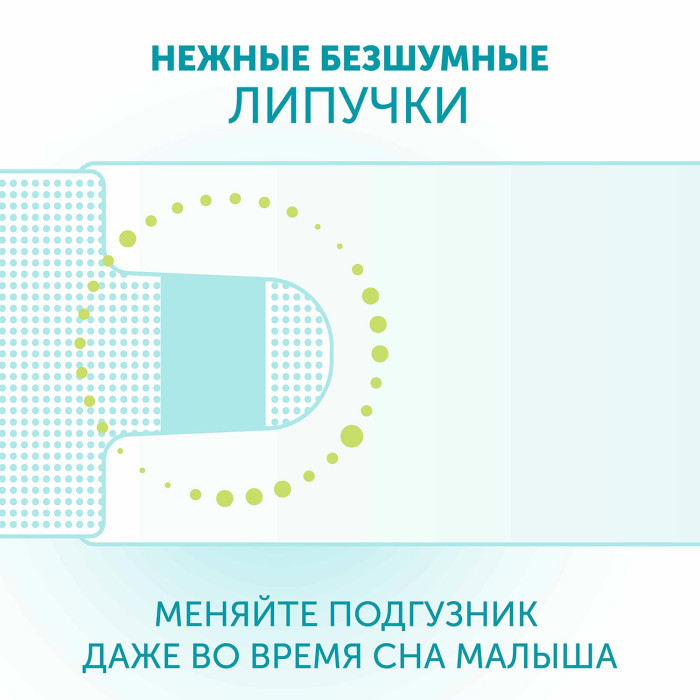 Детские подгузники LOVULAR HOT WIND M 6-10 кг, 52 шт/уп 5