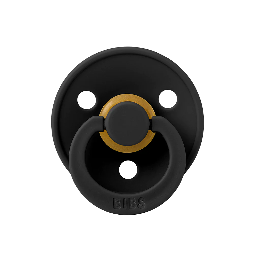 200210_5713795020003_BIBS_COLOUR_Black_2_1000x1000_cbc47395-4529-4c5e-bdf6-d152a15060ee_1080x Пустышка латексная BIBS Colour Black 6+ мес. 1