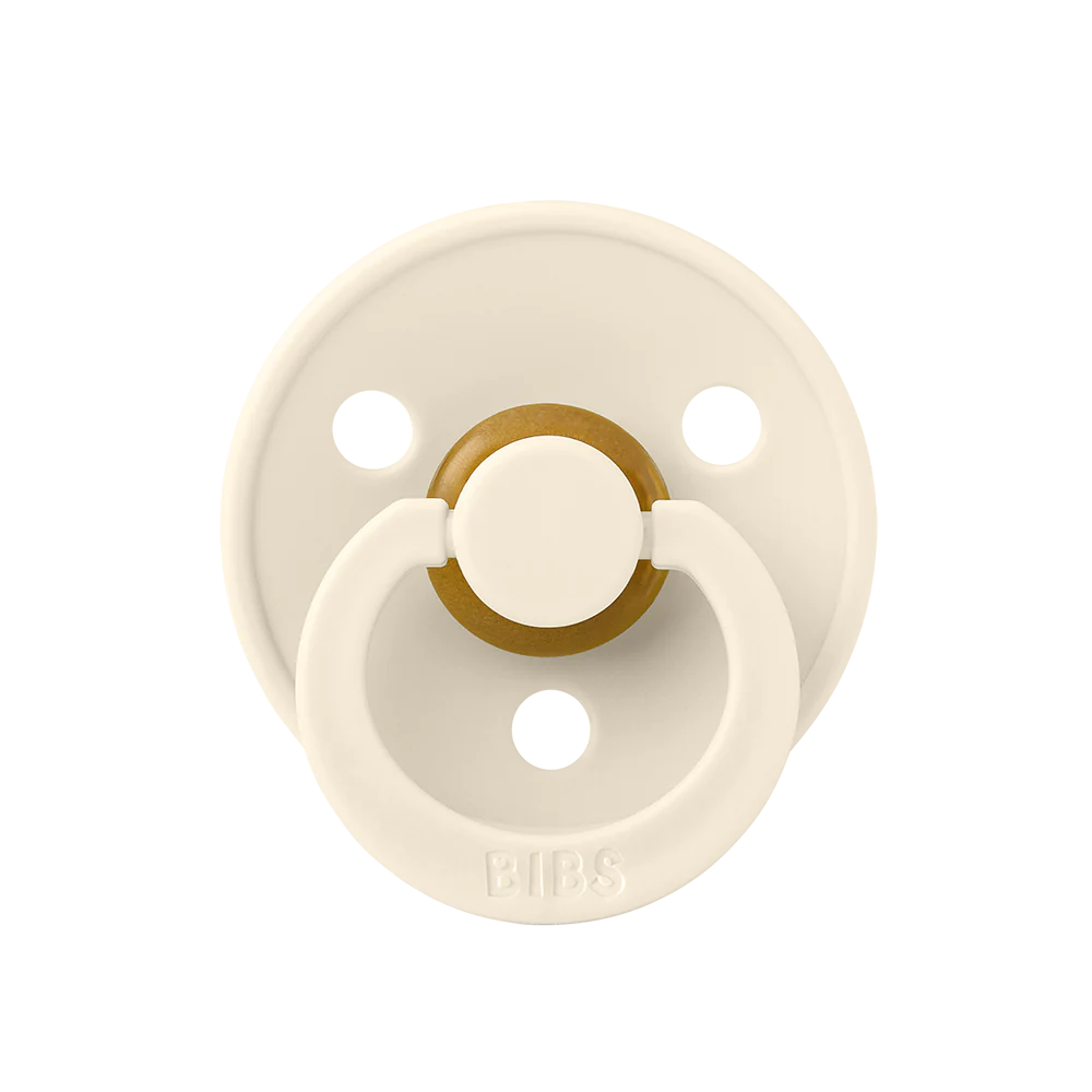 Пустышка латексная BIBS Colour Ivory 18+ мес. 1