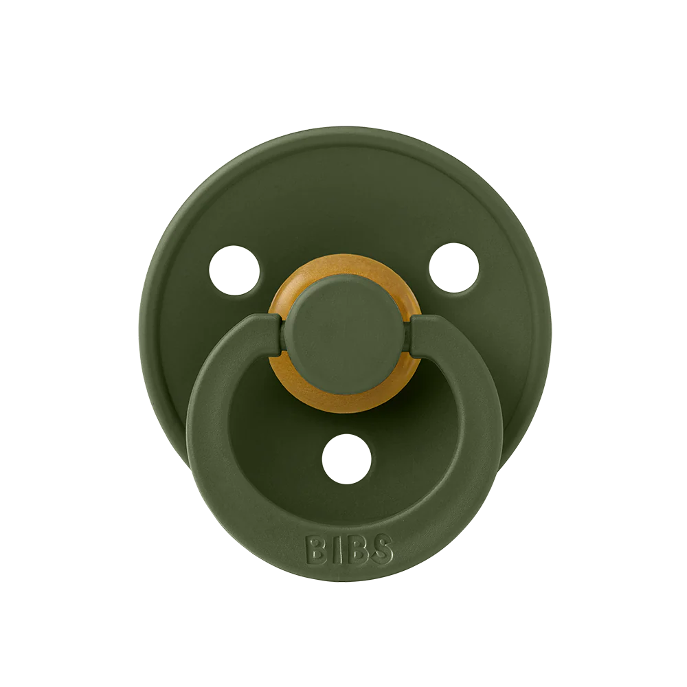 Пустышка латексная BIBS Colour Hunter Green 18+ мес. 1