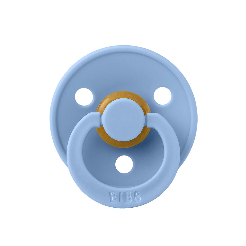 Пустышка латексная BIBS Colour Sky Blue 0+ мес. 1