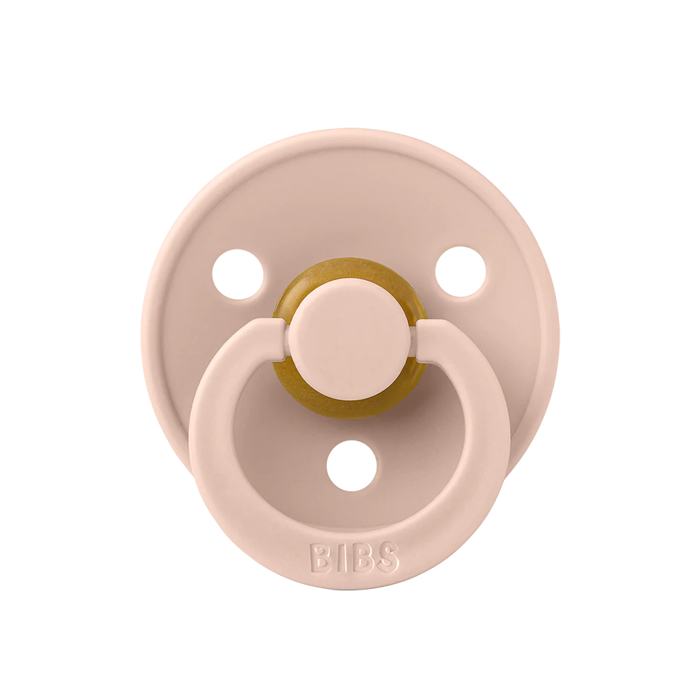 Пустышка латексная BIBS Colour Blush 6+ мес. 1