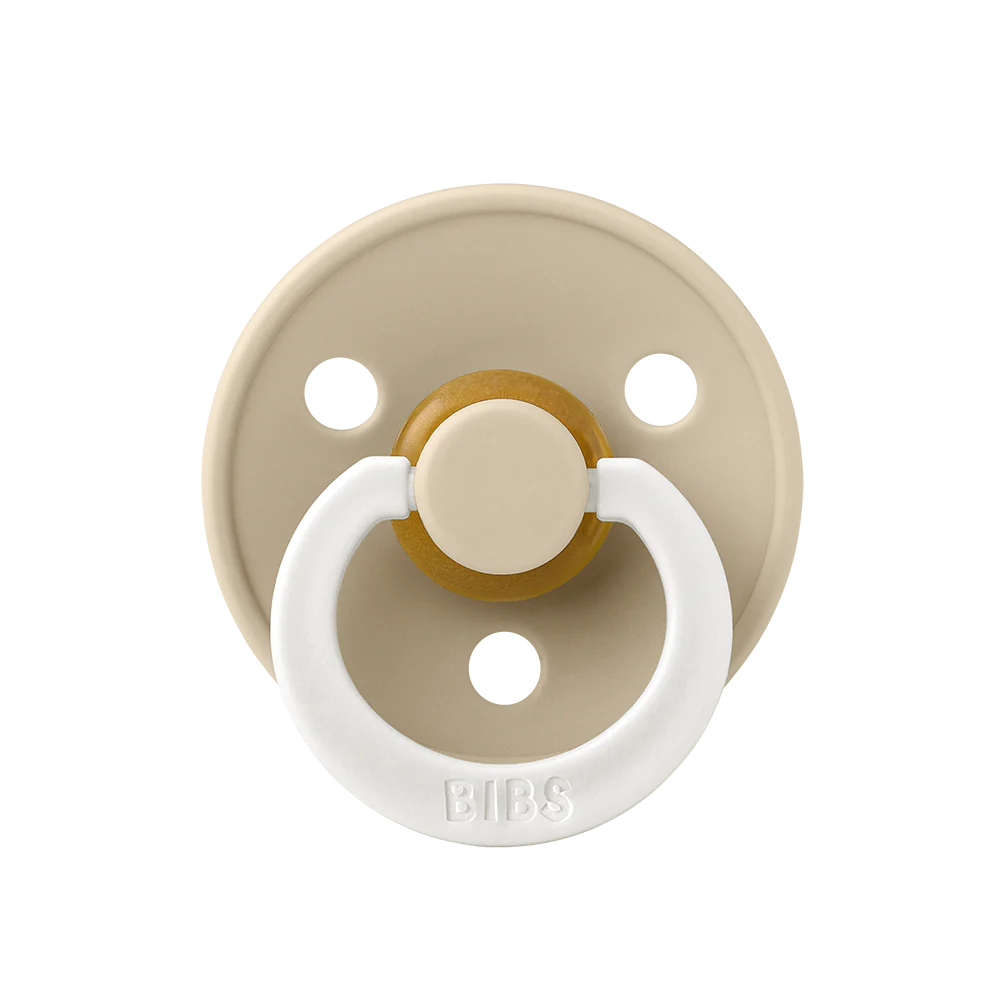 Пустышка латексная ночная BIBS Colour Glow Vanilla 6+ мес. 1