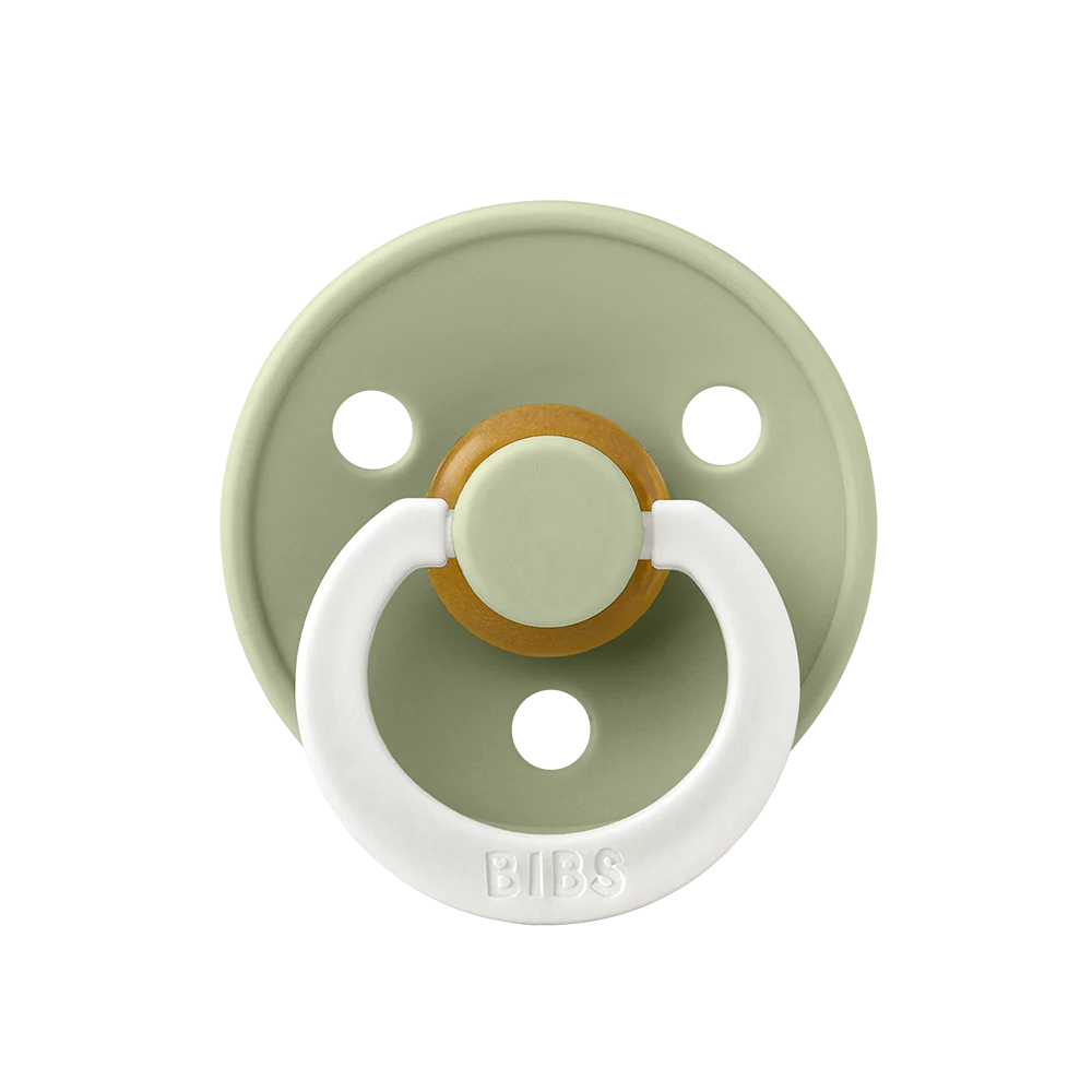 Пустышка латексная BIBS Colour Sage Glow 18+ мес. 1