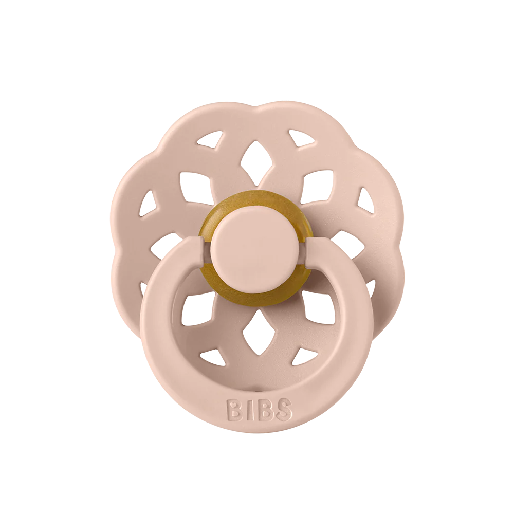 Пустышка латексная BIBS Boheme Latex Blush 6+ мес. 1