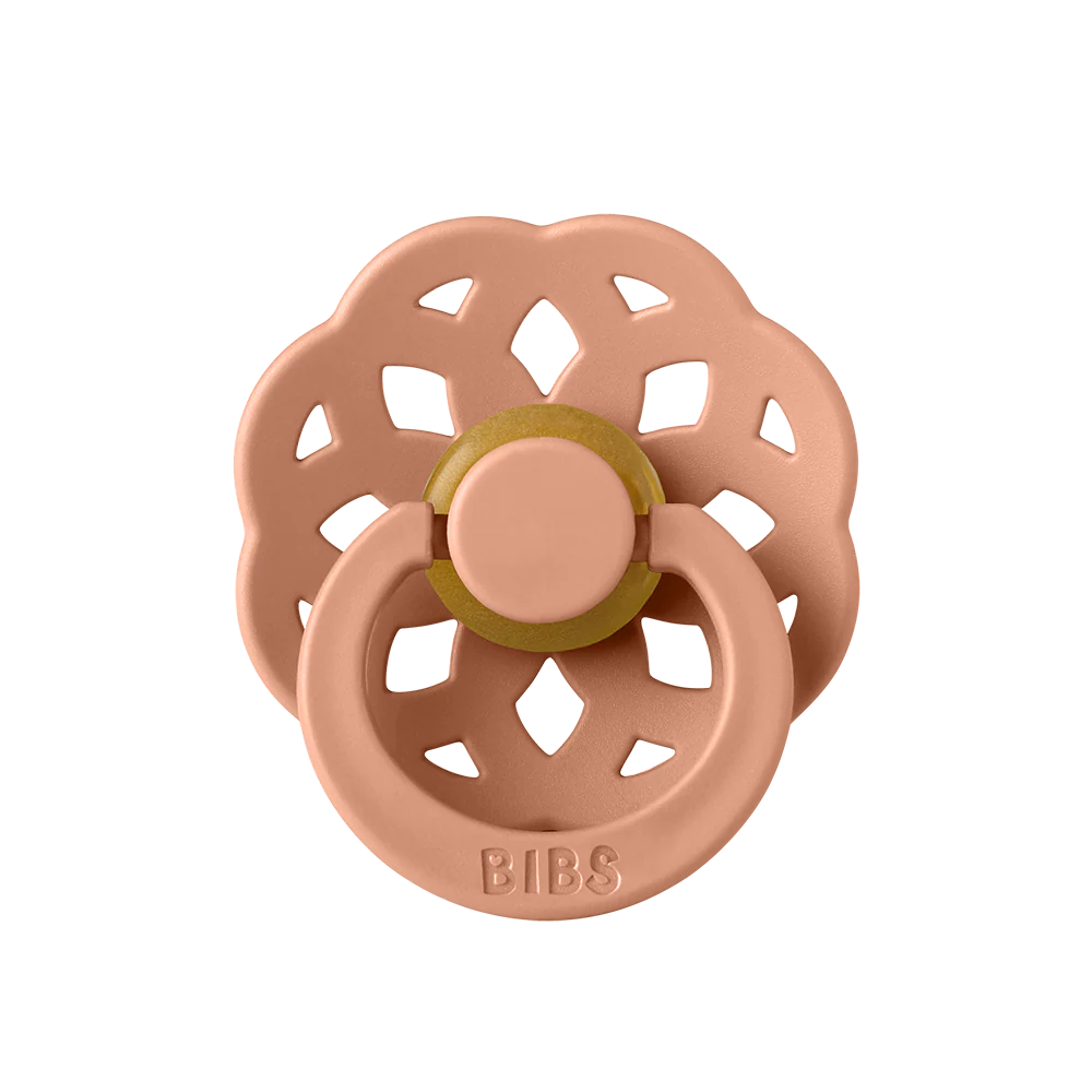 Пустышка латексная BIBS Boheme Latex Peach 6+ мес. 1