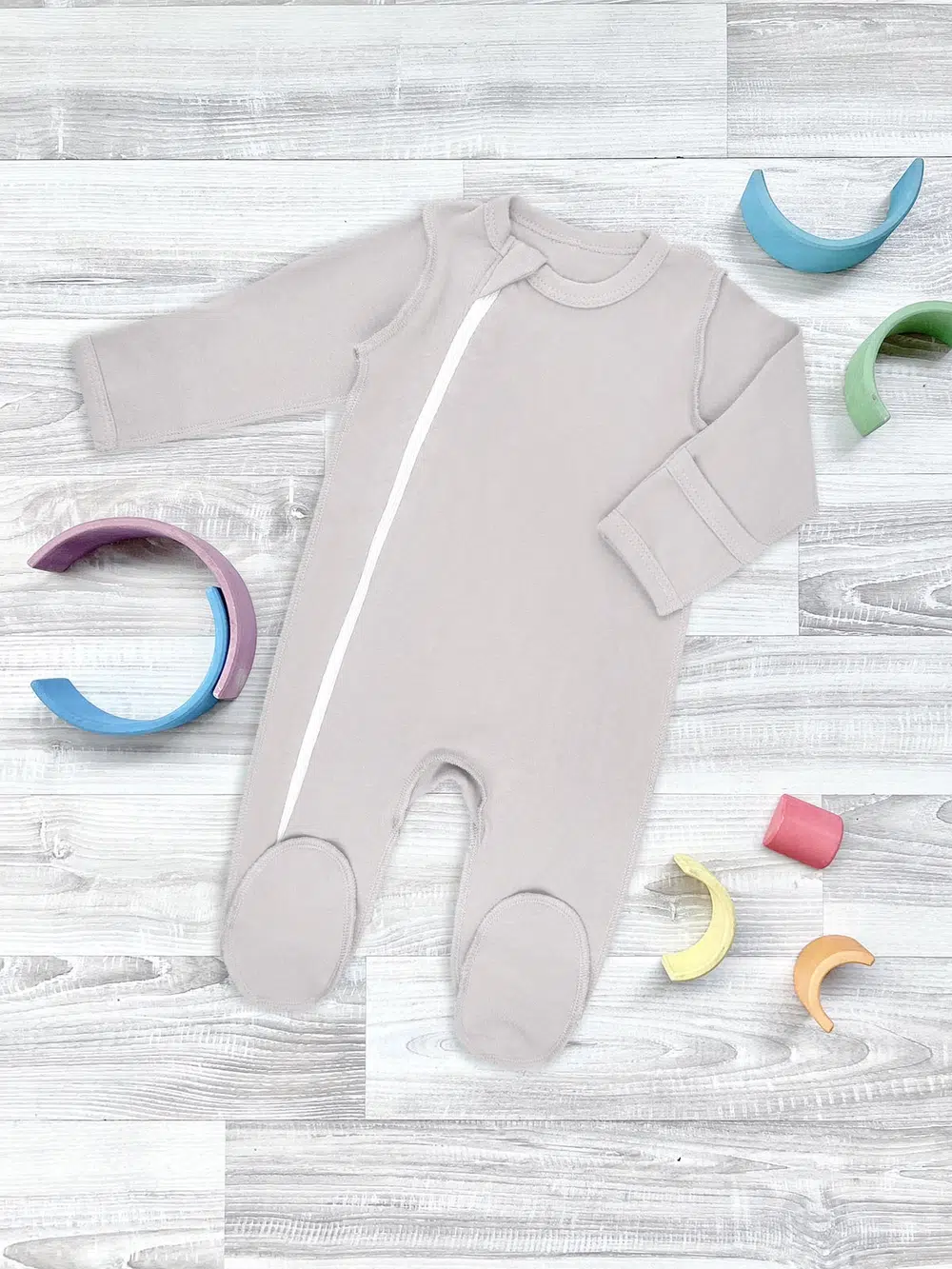 3956040_СОВ__1_ Комбинезон Mjolk Sleep and Play White Sand, швы наружу 1