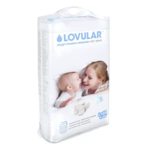 Детские подгузники LOVULAR HOT WIND L 9-13 кг, 54 шт/уп 18