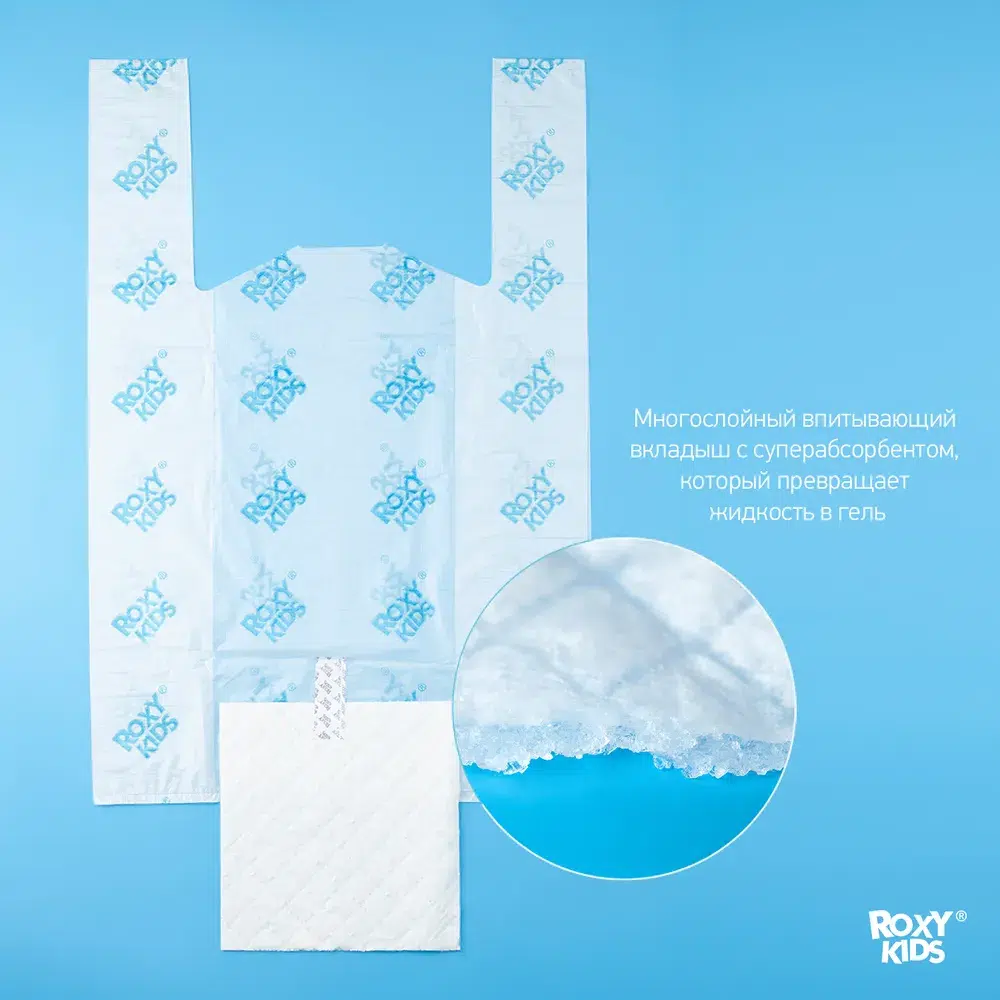 6291543850 Одноразовые сменные пакеты для дорожных горшков Roxy Kids (25шт/уп) 4