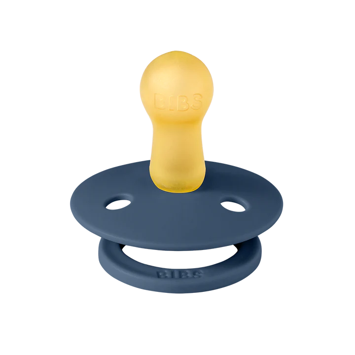 Пустышка латексная BIBS Colour Steel Blue 6+ мес. 2