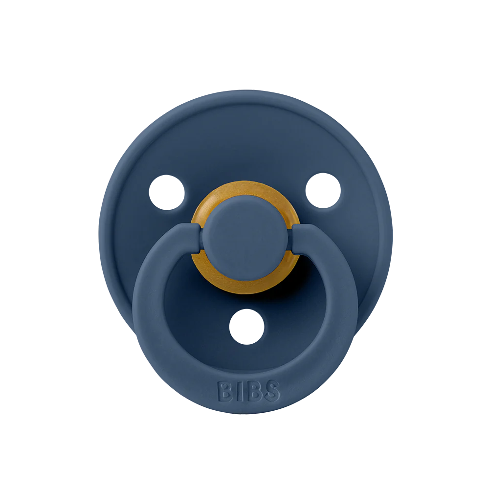 Пустышка латексная BIBS Colour Steel Blue 0+ мес. 1