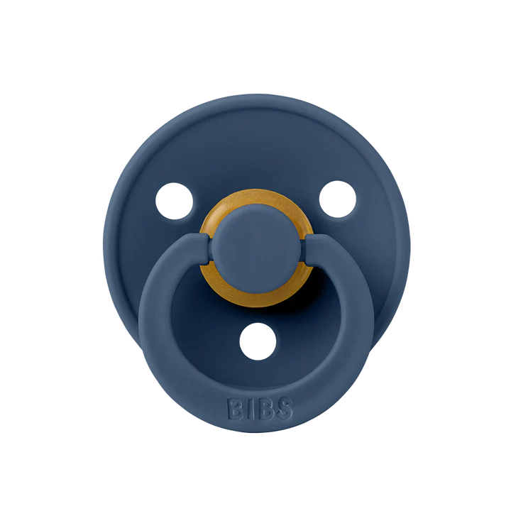 Пустышка латексная BIBS Colour Steel Blue 6+ мес. 1