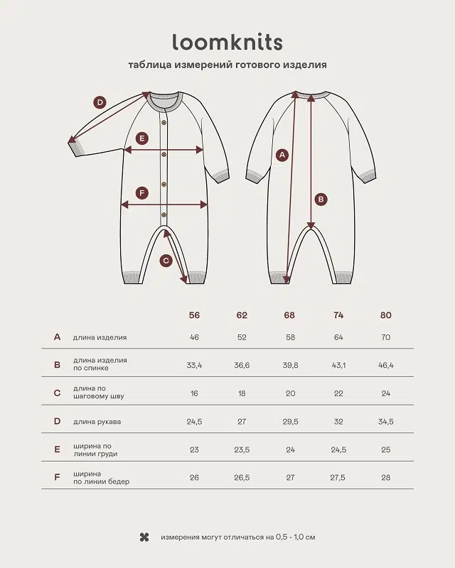 Комбинезон детский Loomknits Серо-зеленый W058N 2