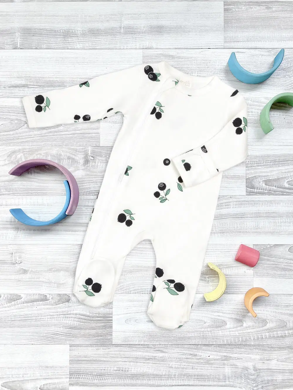 Комбинезон Mjolk Sleep and Play Голубика 1