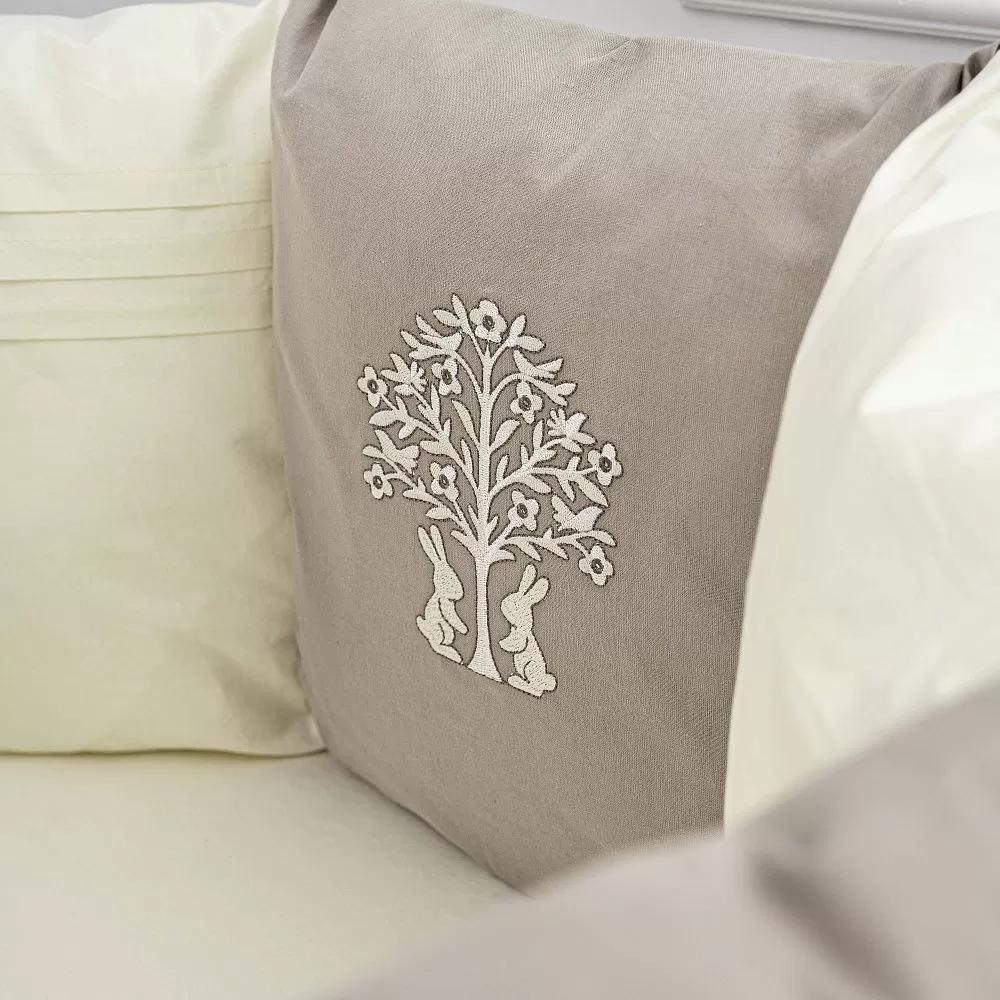 b2g2l12bn6lto8hgzcyaay84rryl7y2x Комплект из 6 предметов для овальной и прямоугольной кроватки "Organic baby cotton" 7