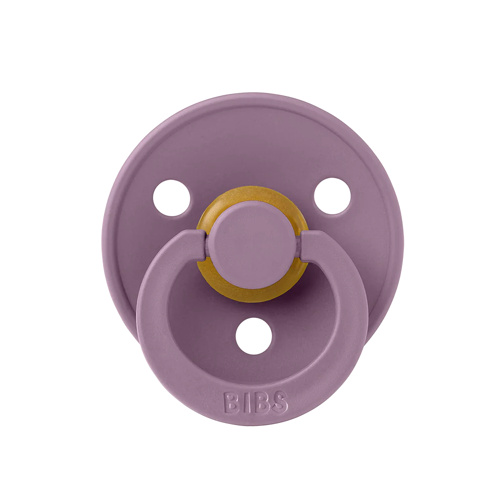 Пустышка латексная BIBS Colour Mauve 6+ мес. 1