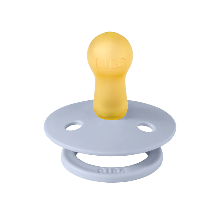 Пустышка латексная BIBS Colour Dusty Blue 0+ мес. 2
