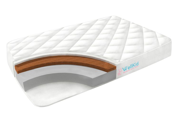 Матрас Wellkid "Львёнок" 11 см Трикотаж 120*60 1