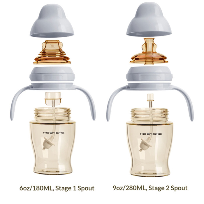 Поильник Heorshe силиконовый 180 мл. 3