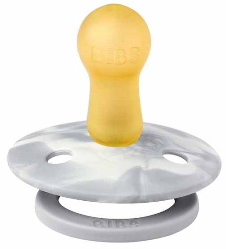 Пустышка латексная BIBS Tie Dye Latex Cloud Ivory 6+ мес. 2