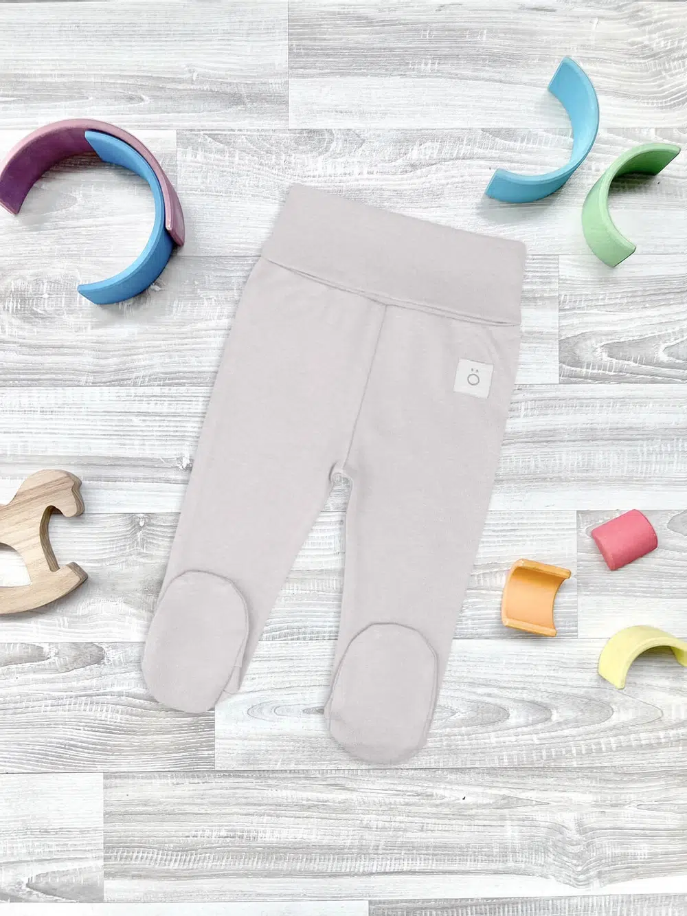 155640_СОВ Ползунки Mjolk на широком поясе (White Sand) 1