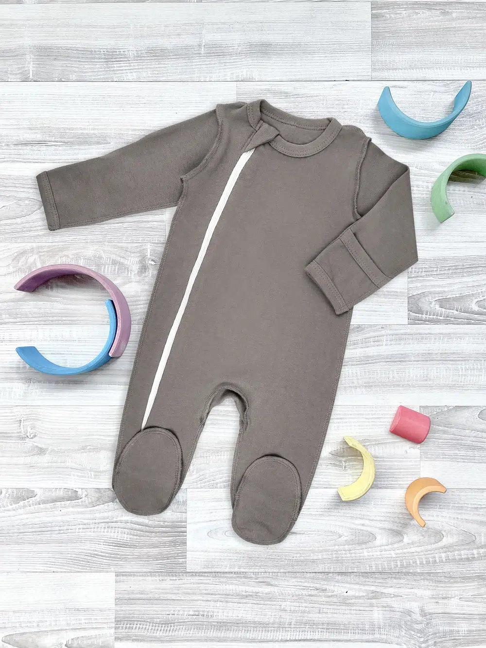 Комбинезон Mjolk Sleep and Play Fog, швы наружу 1