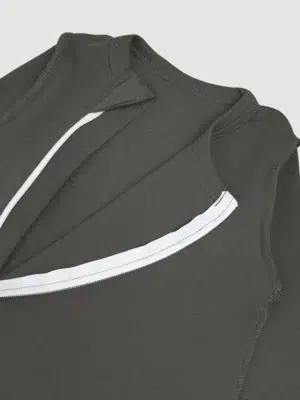 Комбинезон Mjolk Sleep and Play Steel Grey, швы наружу 4