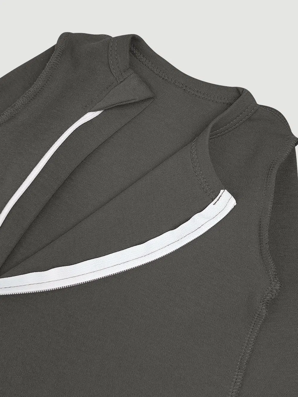 Комбинезон Mjolk Sleep and Play Steel Grey, швы наружу 2