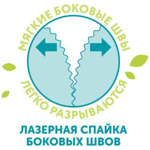 Трусики-подгузники LOVULAR GIRAFFE M 6-10 кг, 54 шт/уп 10