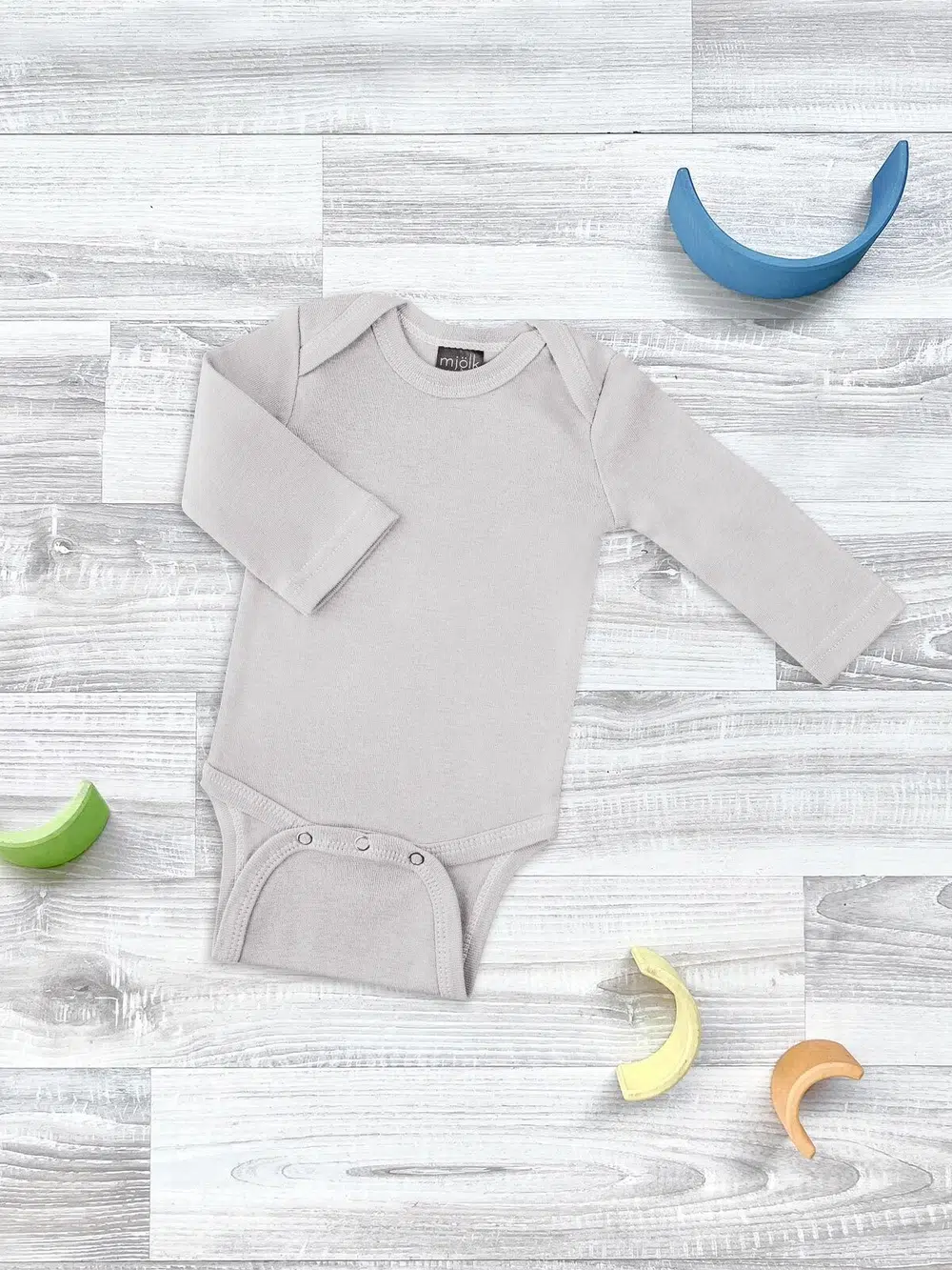 6256040_СОВ__1_ Боди Mjolk White Sand с длинным рукавом 1